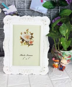 Khung ảnh để bàn hoa hồng vuông