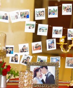 Ảnh treo dạng Polaroid trang trí
