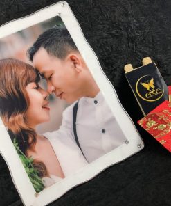 Ảnh pha lê đổ nguyên khối cao cấp