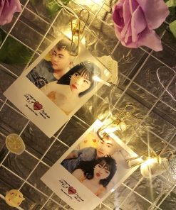 Kẹp đèn led mạ vàng 5m