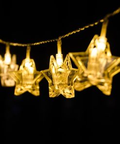 Kẹp đèn led hình sao 1m5