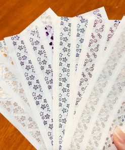 Miếng dán góc kim tuyến nhiều màu