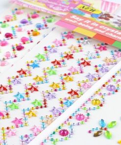 Sticker viền đá ngũ sắc lấp lánh