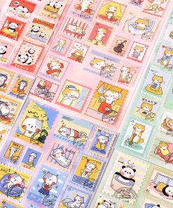 Sticker tem hình thú cưng