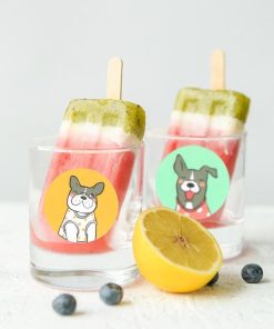 Sticker tròn mặt thú cưng